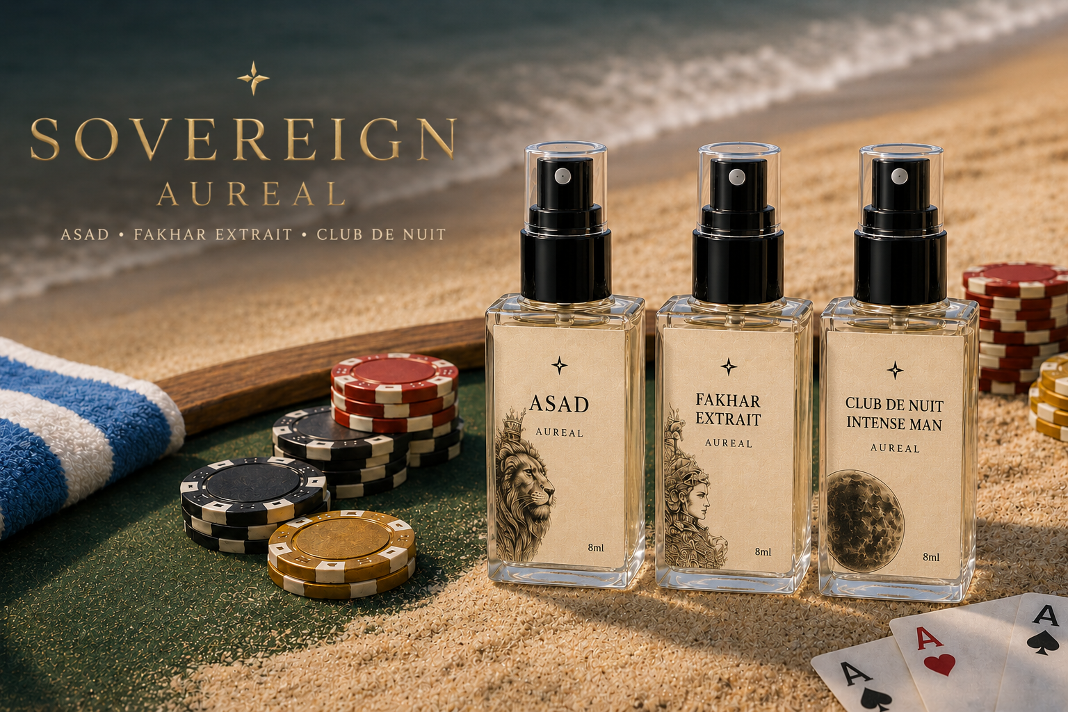 Sovereign by Aureal — Asad, Fakhar Extrait, Club de Nuit discovery set